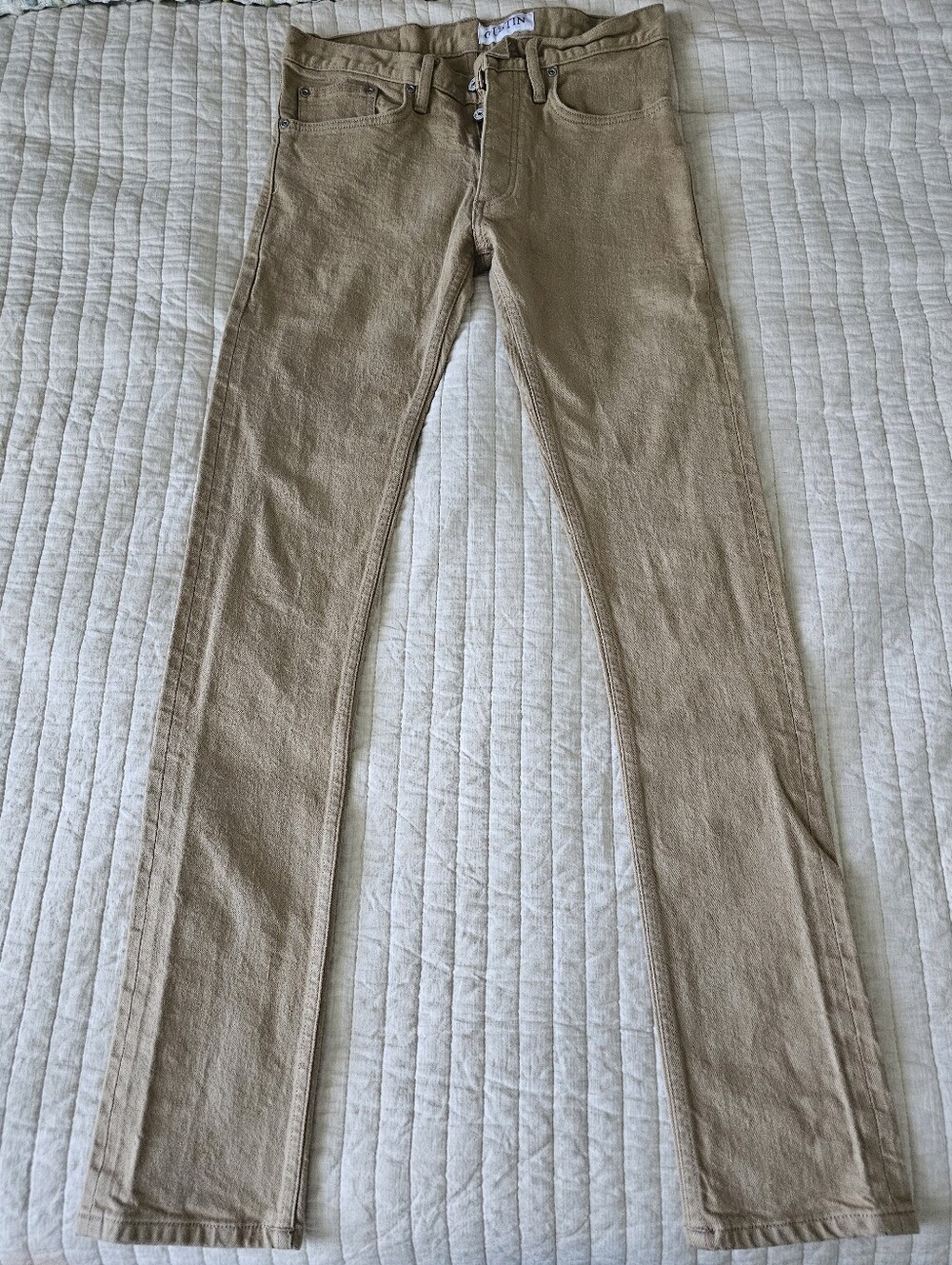 Slim Straight Khaki Jeans Size 32 - Gustin